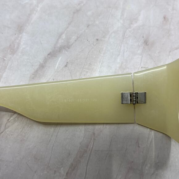 Vintage Edward Beiner Chunky 55-21-120 Opal Glasses Eyeglasses Frames TH9-G2-2 - Picture 5 of 5